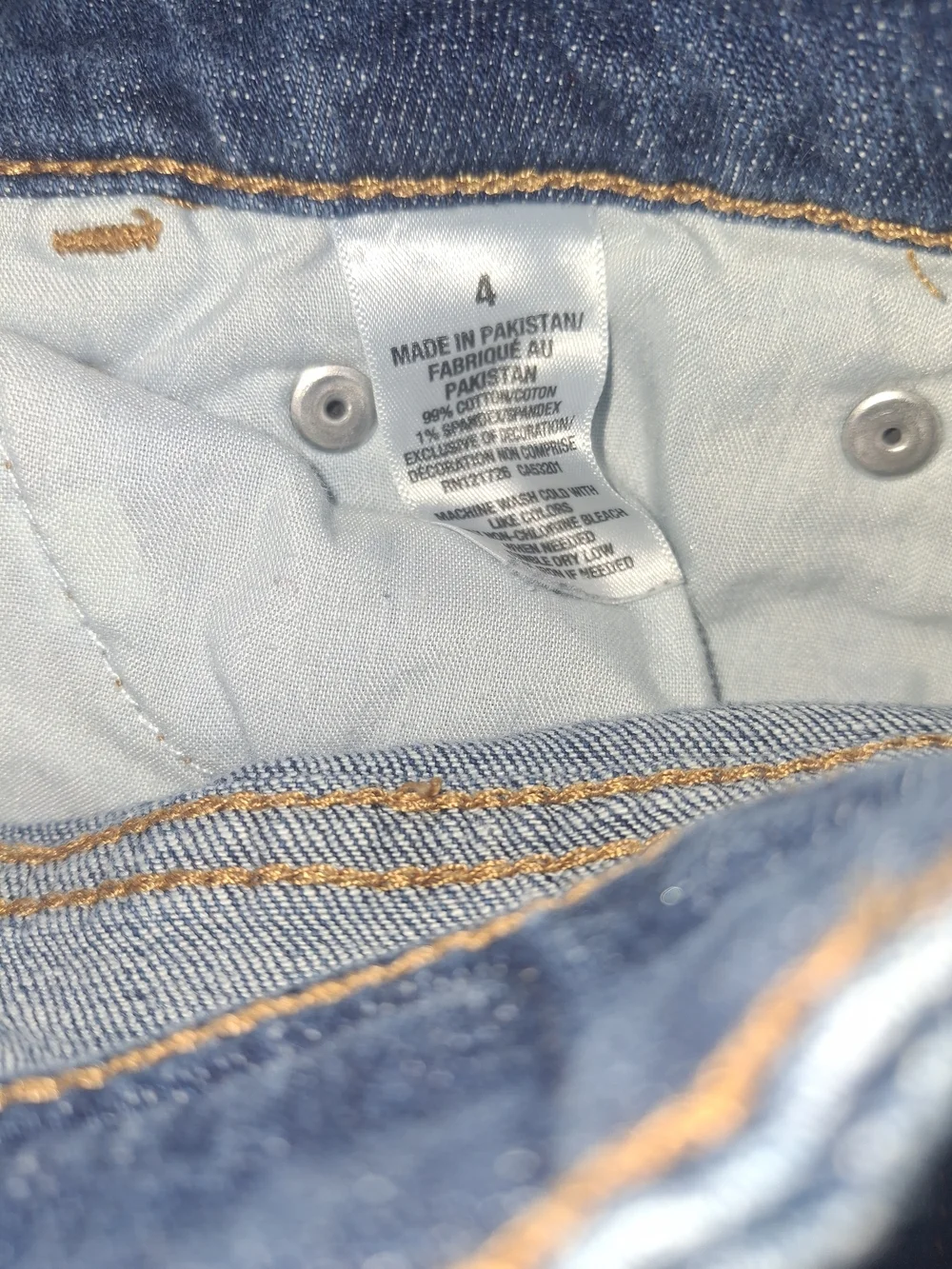 Aeropostale Light Blue Distressed Denim Shorts